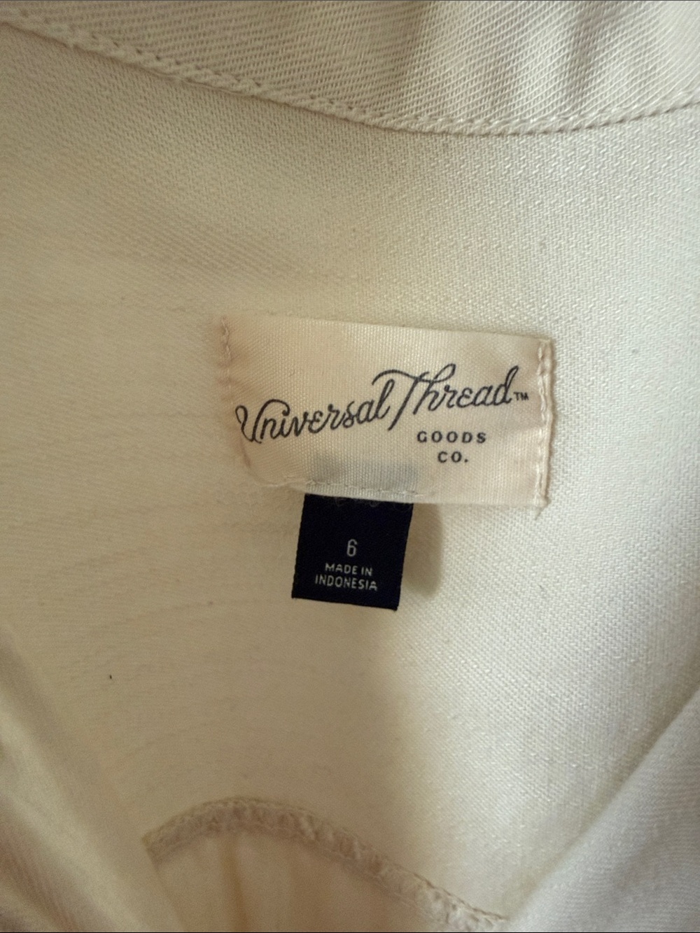 Cream Drawstring Utility Jumpsuit - Picture 2 of 3